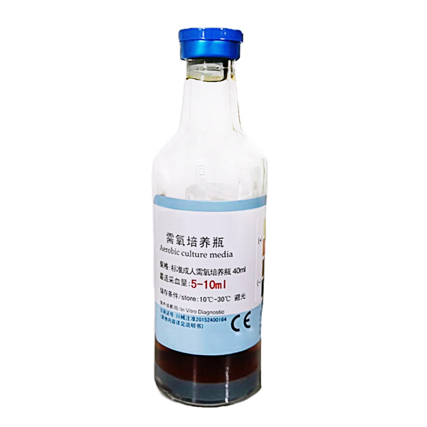 Standard blood culture bottles for adults