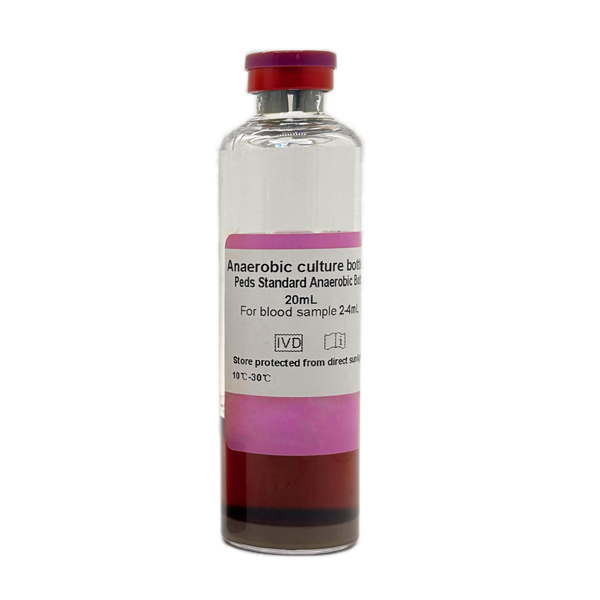 Standard anaerobic blood culture bottles for children